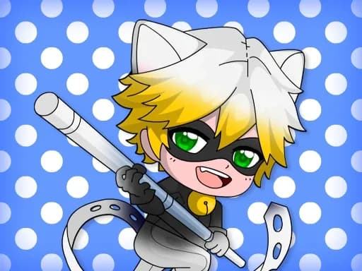 Chibi Noktalı Kız Boyama Kitabı