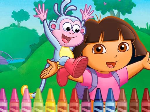 Dora the Explorer 4 Boyama