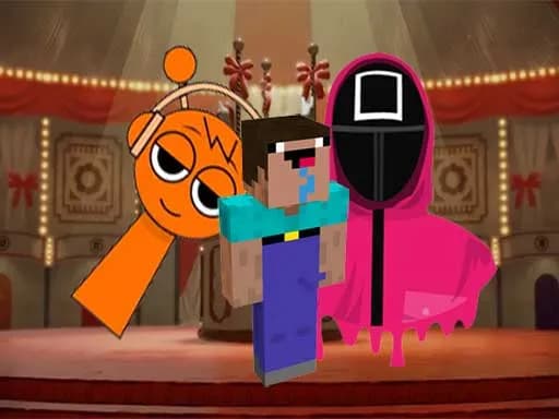 Minecraft Squid Game Sprunki'de Nextbotlar