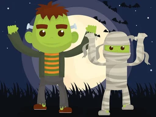Vampirler ve Frankenstein Boyama