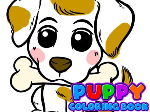 Yavru Köpek Boyama Kitabı