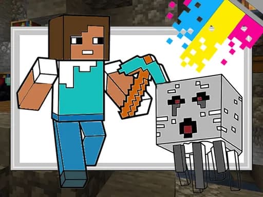 Minecraft Boyama Sayfaları