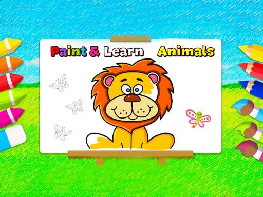 Hayvanları Boya ve Öğren