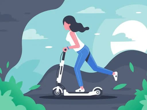 Elektrikli Scooter Sürüşleri Yapboz