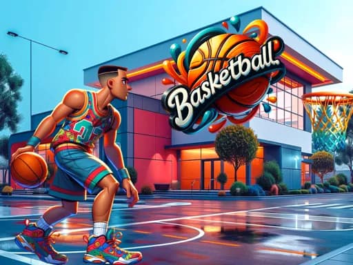 Son Derece Heyecanlı Basketbol Mücadelesi: Basketbol Arenası