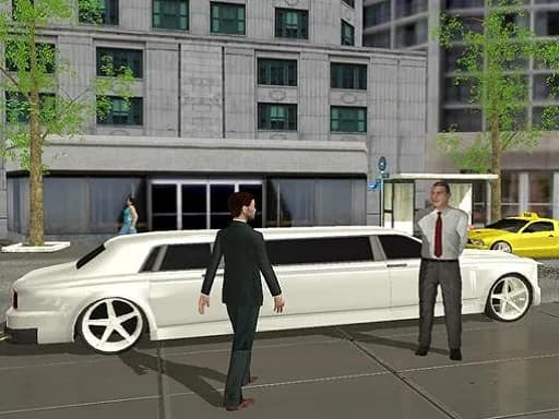 Limo Taksi Sürüş Simülatörü: Limuzin Araba Oyunları