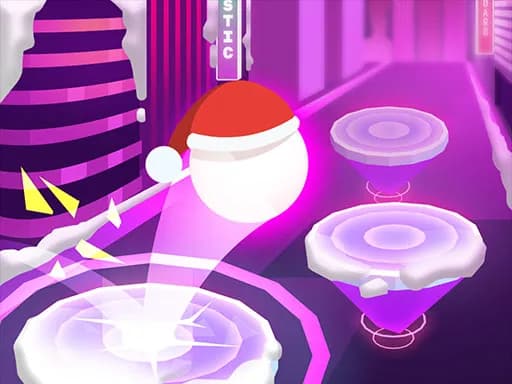Hop Ball 3D: Marshmello Karolarında Dans Eden Top