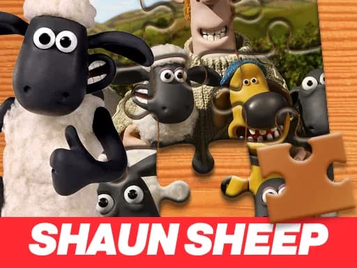 Shaun the Sheep Yapboz Bulmacası